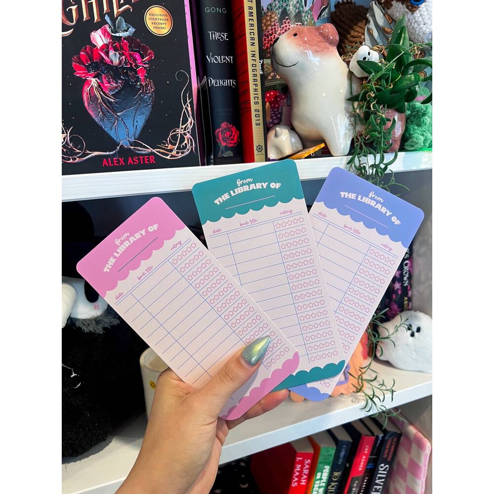 Book Rating Paper Bookmark